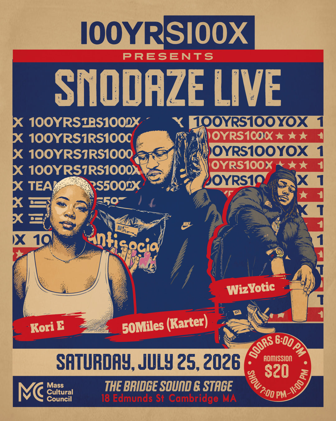 SNODAZE LIVE TICKET